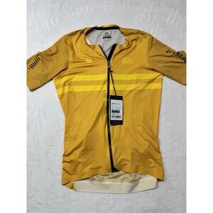 SKULL MONTON Urban+ Cycling Bumble Bee Yellow Jersey Women’s XL #Monday NWT